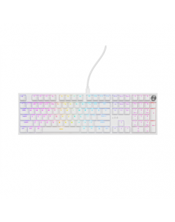 Genesis Thor 404 | Mechanical Gaming Keyboard | Wired | US | White | USB | Outemu Peach Silent