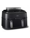 Philips | Dual Basket Airfryer | NA551/00 5000 Series | Power 2750 W | Capacity 9 L | RapidAir Plus and Air Steam | Black