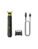 Philips OneBlade Pro Face and Body QP6506/15, 5-in-1 Adjustable comb, Wet and Dry use, LED digital display | Philips