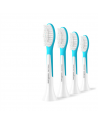 Philips Replacement brush heads | HX6044/90 Sonicare For Kids7+ | Heads | For kids | Number of brush heads included 4 | White/Blue