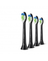 Philips Replacement brush heads | HX6064/88 Sonicare Optimal White | Heads | For adults | Number of brush heads included 4 | Black