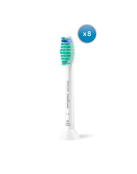 Philips Replacement brush heads | HX6018/87 Sonicare ProResults | Heads | For adults | Number of brush heads included 8 | Black