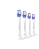 Philips Replacement brush heads | HX6054/87 Sonicare Sensitive | Heads | For adults | Number of brush heads included 4 | White