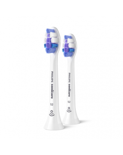 Philips Replacement brush heads | HX6052/87 Sonicare Sensitive | Heads | For adults | Number of brush heads included 2 | White