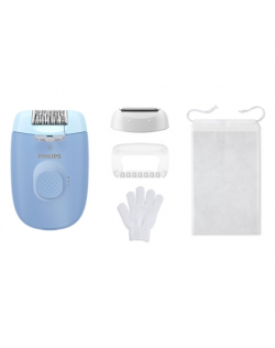Philips Epilator | BRE247/00 Series 4000 | Number of power levels 2 | Blue