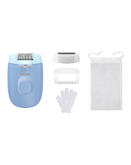 Philips Epilator | BRE247/00 Series 4000 | Number of power levels 2 | Blue