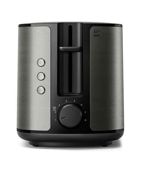 Philips Toaster | HD2651/80 Viva Collection | Power 1050 W | Number of slots 2 | Housing material Metal | Black