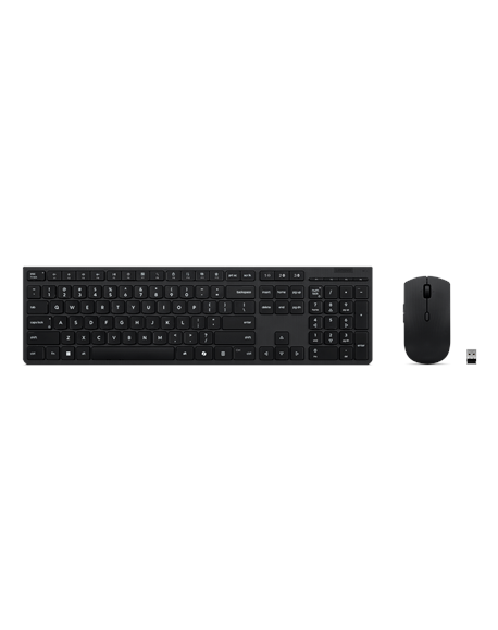 Lenovo Professional | Keyboard and Mouse Combo | Wireless | US English | Bluetooth | Grey | 2.4 GHz