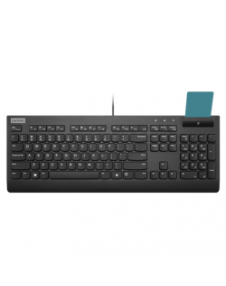 Lenovo Smartcard II | Keyboard | Wired | Estonian | Black | USB-A | Plunger type switch