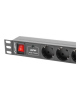 Lanberg Power Distribution unit 200 cm, 7 outlets, black | Lanberg