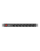 Lanberg Power Distribution unit (PDU) 19" 1U 16A 2m 7X Schuko oulets, black | Lanberg