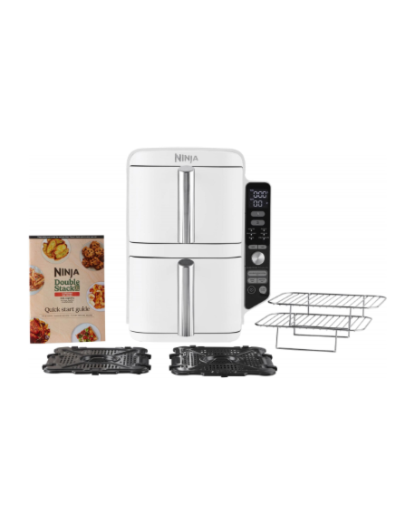 Ninja SL400EUWH double hot air fryer white | NINJA