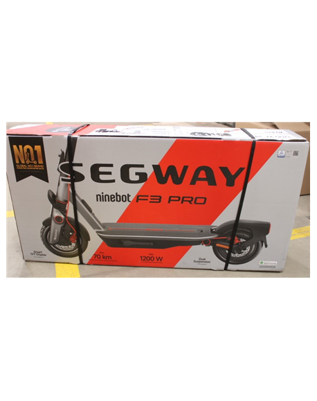 SALE OUT. Ninebot by Segway eKickScooter F3 Pro E | Segway F3 Pro E | eKickScooter | Up to 25 km/h | 10 " | 22 month(s) | Black 