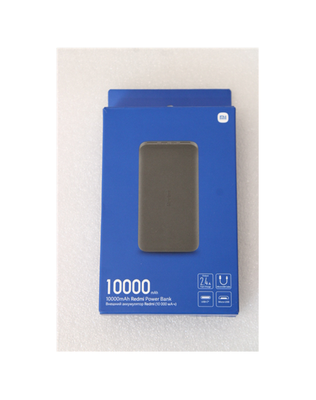 SALE OUT. Redmi 10000mAh Power Bank - Black | Xiaomi | Redmi Power Bank | 10000 mAh | USB, USB-C | Black | DEMO