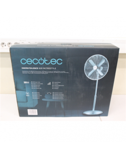 SALE OUT. Cecotec EnergySilence 620 Retrostyle stand fan | Cecotec EnergySilence 620 Retrostyle | Stand Fan | DAMAGED PACKAGING,