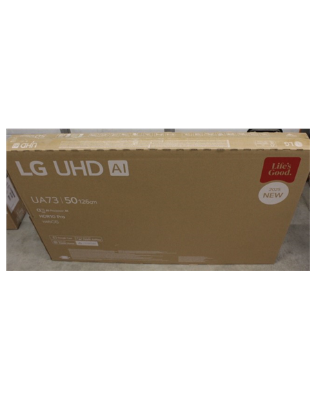 LG 50UA73003LA | 50 | Smart TV | webOS 25 | UHD | DAMAGED PACKAGING
