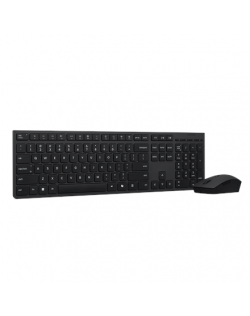 Lenovo Professional | Keyboard and Mouse Combo | Wireless | US Euro | Bluetooth | Black | 2.4 GHz