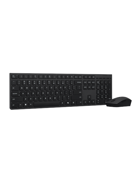 Lenovo Professional | Keyboard and Mouse Combo | Wireless | US Euro | Bluetooth | Black | 2.4 GHz