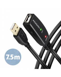 AXAGON Active extension cable, 7.5 m | ADR-207 | USB Type-A to USB Type-A