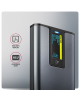 AXAGON External USB-C 10Gbps metal box with info display for M.2 NVMe and SATA SSD | EEM2-SD2