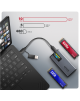 AXAGON External USB-C 10Gbps metal box with info display for M.2 NVMe and SATA SSD | EEM2-SD2