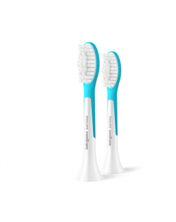 Philips Replacement brush heads | HX6042/90 Sonicare | Heads | For kids | Number of brush heads included 2 | White/Blue