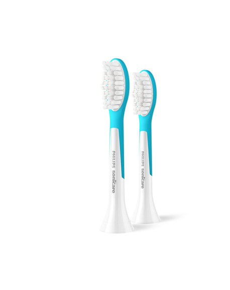 Philips Replacement brush heads | HX6042/90 Sonicare | Heads | For kids | Number of brush heads included 2 | White/Blue