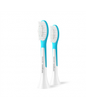 Philips Replacement brush heads | HX6042/90 Sonicare | Heads | For kids | Number of brush heads included 2 | White/Blue