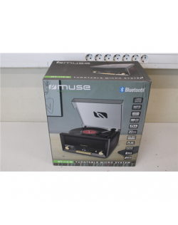 SALE OUT. Muse MT-112 W Turntable Micro System With Vinyl Deck | Muse Turntable Micro System With Vinyl Deck | MT-112 W | Micro 