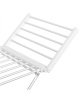 Adler | Foldable electric clothes drying rack | AD 7821 | Power 220 W | Silver/White | IP22