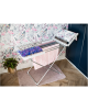 Adler | Foldable electric clothes drying rack | AD 7821 | Power 220 W | Silver/White | IP22