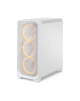 Fractal Design Meshify 3 | White RGB TG Clear Tint | Mid-Tower | Power supply included No | ATX