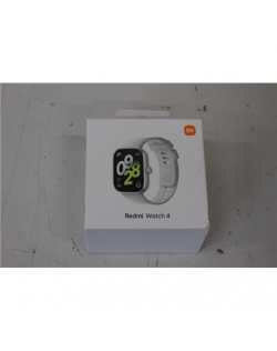 Xiaomi Redmi Watch 4 | Smart watch | GPS (satellite) | AMOLED | Waterproof | DEMO, MISING ACCESSORIES | Silver Gray