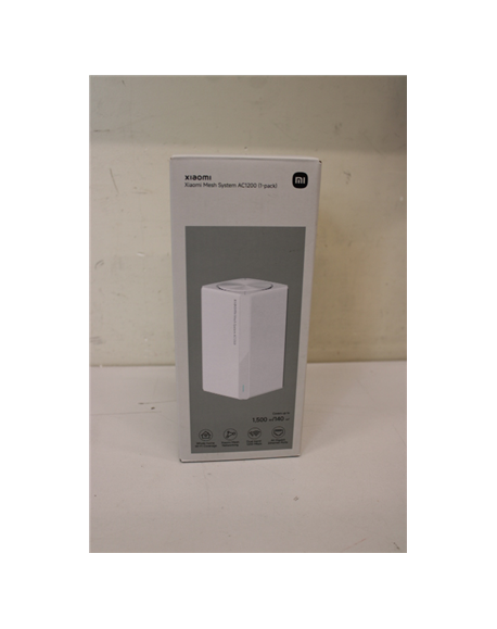 SALE OUT. Xiaomi Mesh System AC1200 EU(1-pack) | Xiaomi Mesh System | AC1200 EU (1-pack) | 802.11ac | 867 Mbit/s | 10/100/1000 M