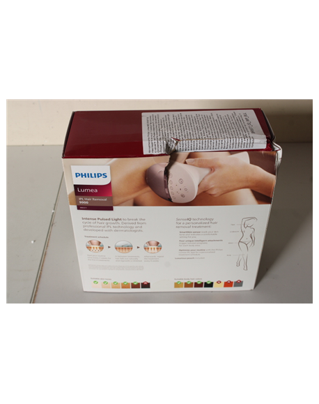 SALE OUT. Philips Lumea IPL 9900 Series BRI977/00 IPL Hair Removal Device with SenseIQ, Rose | Philips IPL Hair Removal Device w
