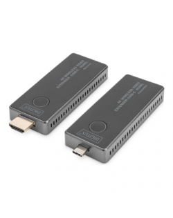 Digitus | 4K Wireless Video Extender, 30 m (USB-C - HDMI) | DS-55324 | Black/Silver