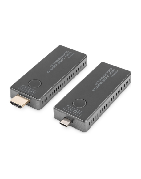 Digitus | 4K Wireless Video Extender, 30 m (USB-C - HDMI) | DS-55324 | Black/Silver