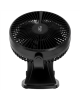 Adler Rechargeable Clip-on Desk Fan | AD 7342 | Table Fan | Black | Diameter 15.5 cm | Number of speeds 3 | Oscillation | 5 W