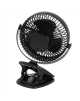 Adler Rechargeable Clip-on Desk Fan | AD 7342 | Table Fan | Black | Diameter 15.5 cm | Number of speeds 3 | Oscillation | 5 W