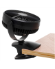 Adler Rechargeable Clip-on Desk Fan | AD 7342 | Table Fan | Black | Diameter 15.5 cm | Number of speeds 3 | Oscillation | 5 W