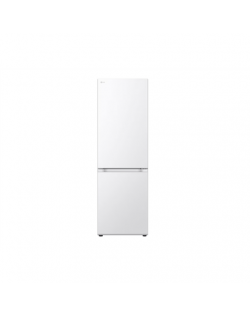 LG Refrigerator | GBV21L0ESW | Energy efficiency class E | Free standing | Combi | Height 186 cm | No Frost system | Fridge net 