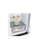 LG Refrigerator | GBV21L0ESW | Energy efficiency class E | Free standing | Combi | Height 186 cm | No Frost system | Fridge net 