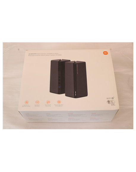 SALE OUT. Xiaomi Mesh System AX3000(2-pack) | Mesh System | AX3000 (2-pack) | 802.11ax | 574+2402 Mbit/s | Ethernet LAN (RJ-45) 