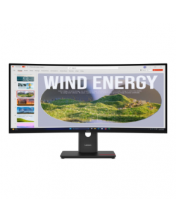 Lenovo ThinkVision | T34WD-40 | 34 " | VA | 21:9 | 120 Hz | 4 ms | 3440 x 1440 pixels | 300 cd/m² | HDMI ports quantity 1 | Ecli