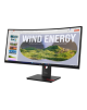 Lenovo ThinkVision | T34WD-40 | 34 " | VA | 21:9 | 120 Hz | 4 ms | 3440 x 1440 pixels | 300 cd/m² | HDMI ports quantity 1 | Ecli