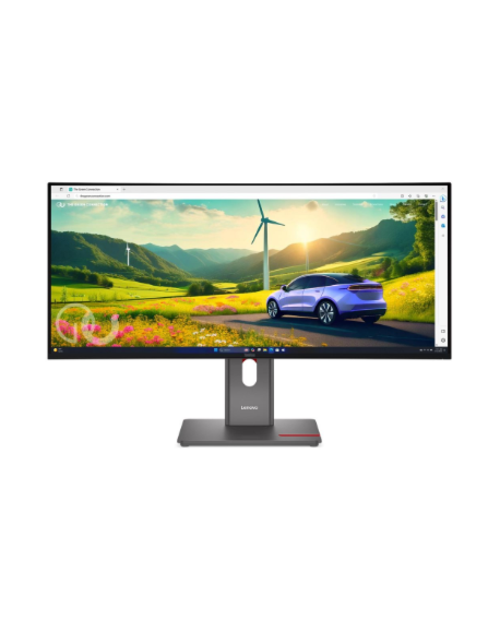 Lenovo ThinkVision | P34WD-40 | 34 " | IPS | 21:9 | 120 Hz | 4 ms | 3440x1440 pixels | 350 cd/m² | HDMI ports quantity 1 | Eclip