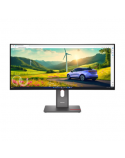 Lenovo ThinkVision | P34WD-40 | 34 " | IPS | 21:9 | 120 Hz | 4 ms | 3440x1440 pixels | 350 cd/m² | HDMI ports quantity 1 | Eclipse black | Warranty 36 month(s)