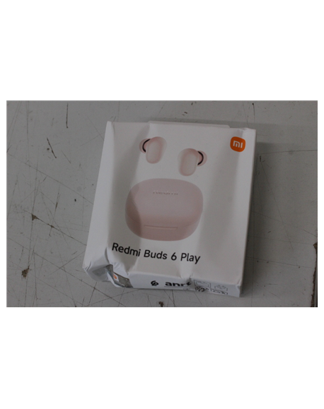SALE OUT. Xiaomi Redmi Buds 6, Play Pink | Xiaomi Redmi Buds 6 Play | Built-in microphone | Bluetooth | Pink | DAMAGED PACKAGING