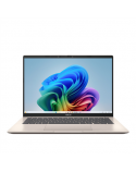 Asus Vivobook 14 X1407QA-LY045W | Platinum Gold | 14 " | IPS | WUXGA | 1920 x 1200 pixels | Anti-glare | Snapdragon X | X1 26 100 | 16 GB | LPDDR5X | Solid-state drive capacity 512 GB | Qualcomm Adreno GPU | Windows 11 Home | 802.11ax | Bluetooth version 5.3 | Keyboard language English | Keyboard backlit | Warranty 24 month(s)