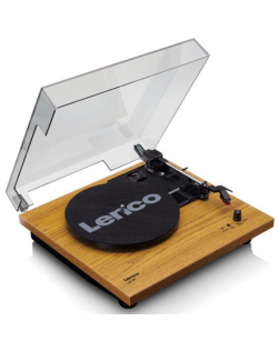 Lenco LS-10 record player with speakers wood | Lenco